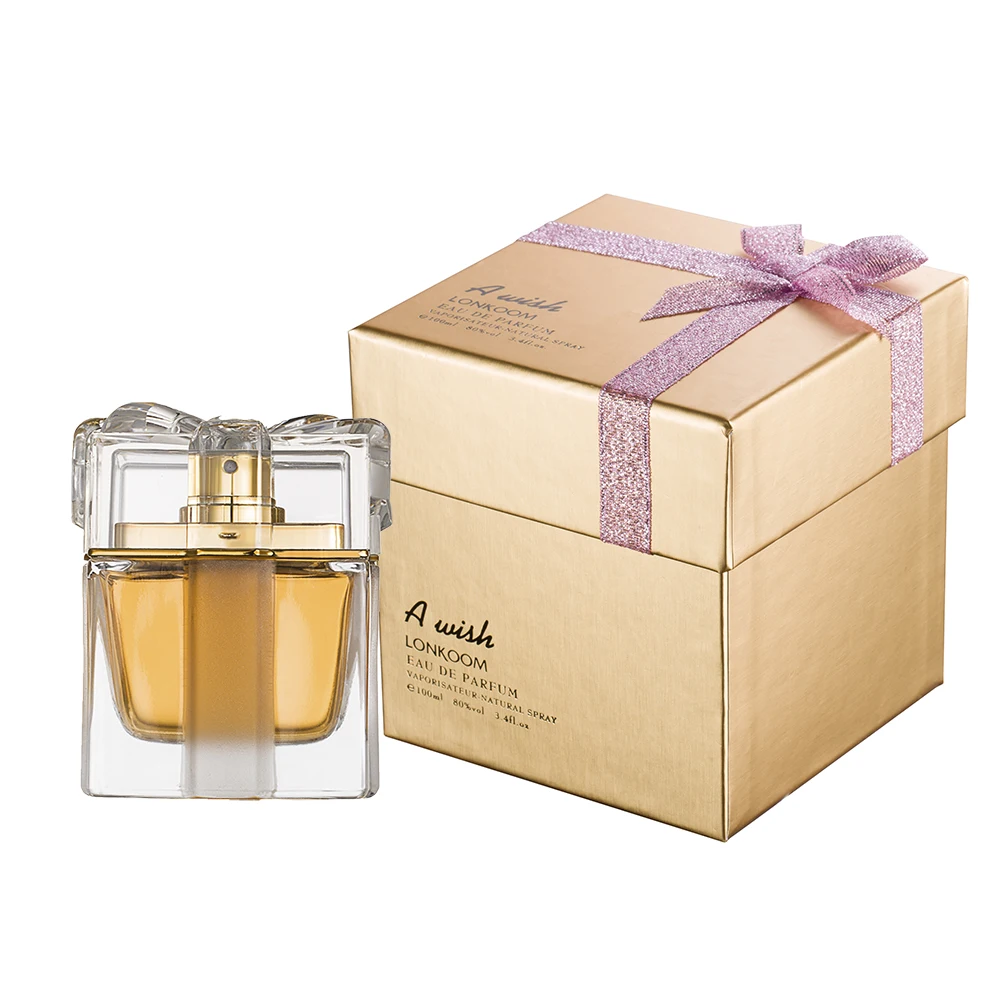 Strawberry fragrance oil perfume for lady gift box design body deodorant spray luxury parfum women 100ml EDP