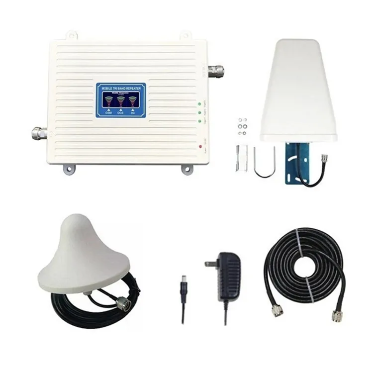 GREETWIN экономичный 20 дБм трехдиапазонный мобильный телефон 2G 3G 4G усилитель сигнала с покрытием 500-800 кв. м