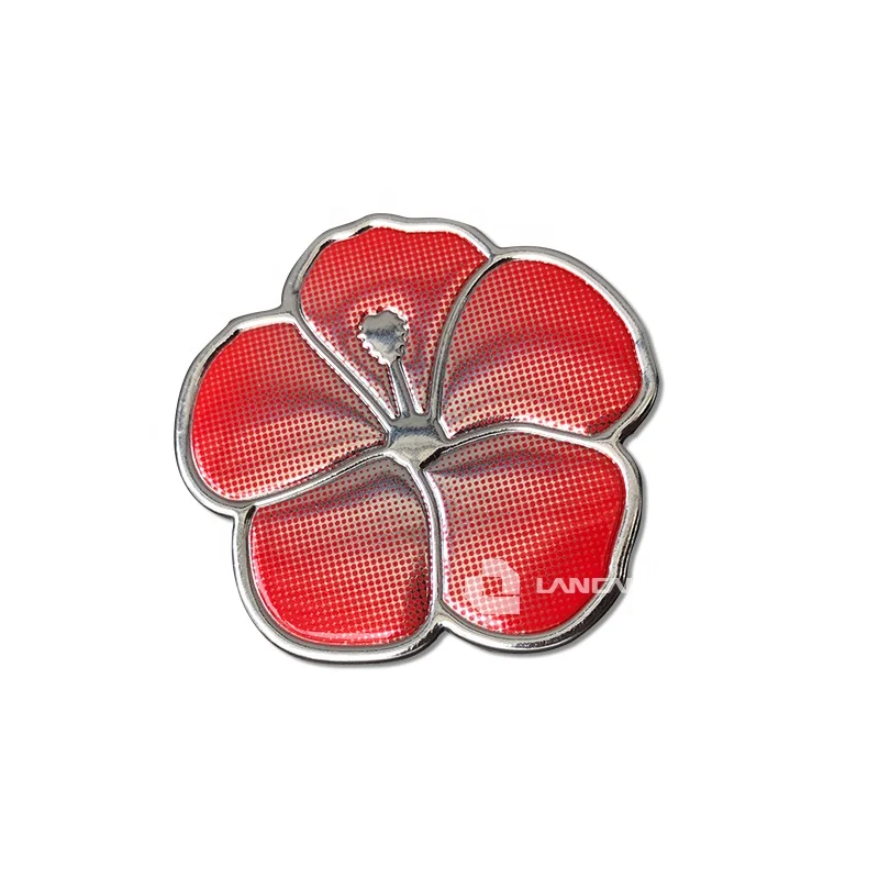 Factory price 3D chrome badge custom car logo sticker bendable emblem badge