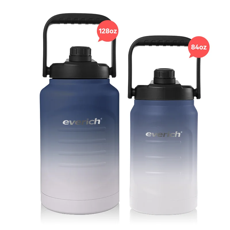 Stainless Steel Vacuum Insulated Beer Growler, Rugged Growler with Stainless Steel Interior, 36 Hours Cold