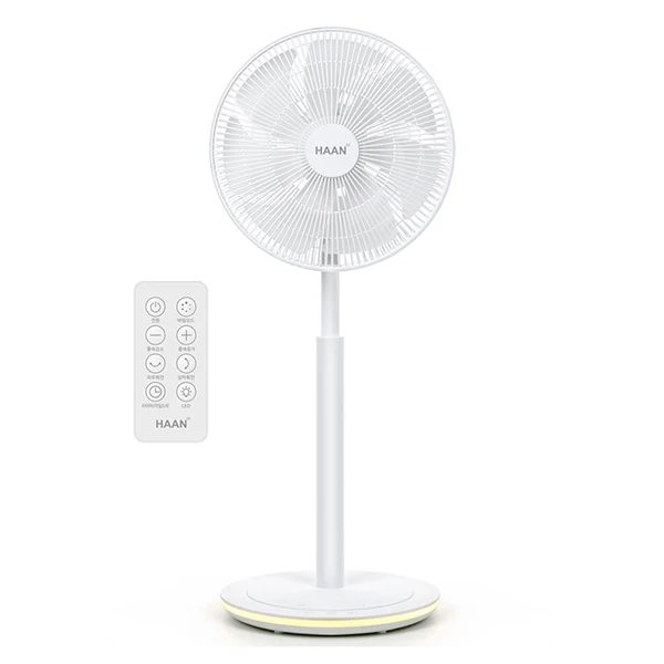 RUNAL New Grey 220V Large Small Smart Cool Dc Charging Battery Cooling Air Circulation Stand Fan With Low Noise for House
