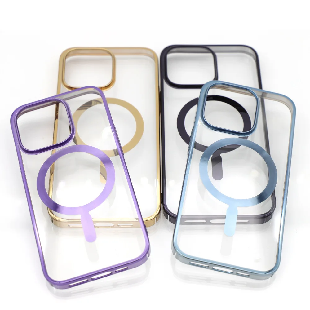 telefon kiliflari Clear TPU Phone Wireless charging case Magnetic mobile phone Bag For iPhone 11 12 PRO Charge case