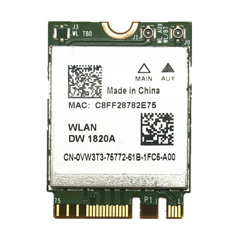 Broadcom BCM94350ZAE BCM94350 DW1820A 802.11AC 867Mbps NGFF M.2 BT 4.1 Wireless Card Dual Band Wifi Network 2.4G 5G