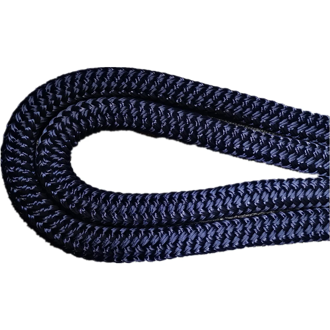 High Strength Double Braided Nylon Rope 100m Coil for General Marine and Construction PP and Polyester Material