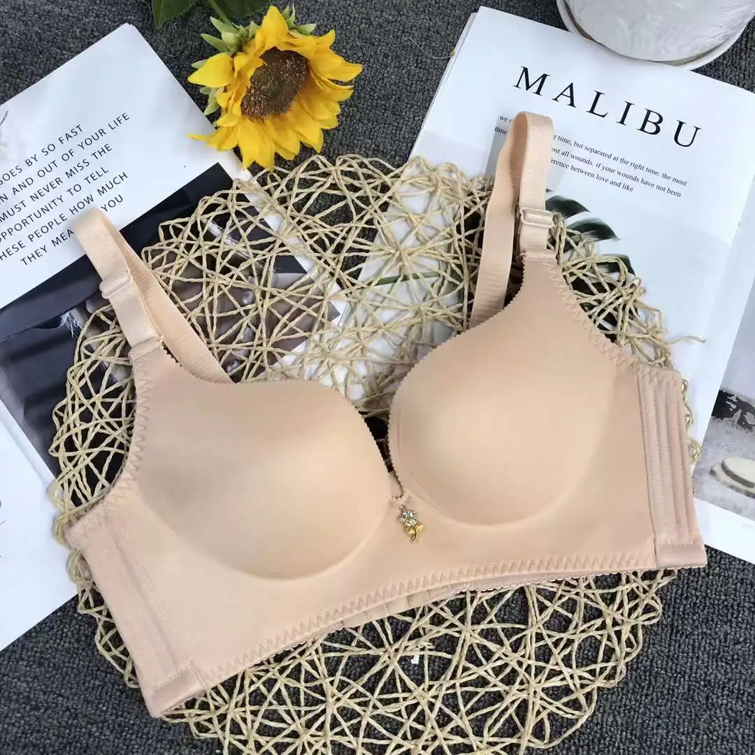 Stock low price wireless seamless Wholesale Hot Sell Popular Seamless Chest Bra