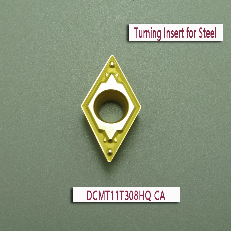Токарные пластины DCMT11T304 из карбида вольфрама с ЧПУ токарные инструменты для токарной обработки металла стальные DCMT11T308 DCMT070204 HQ CA
