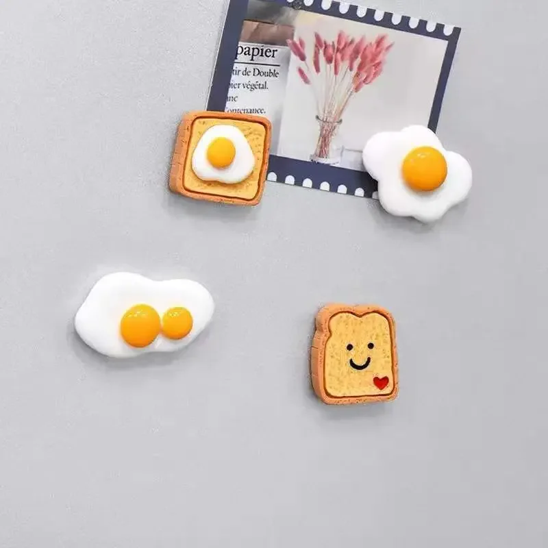 Custom Refrigerator Sticker 3d Refrigerator Sticker Message Board Suction Stone Home Decoration Tea Food Resin Fridge Magnet