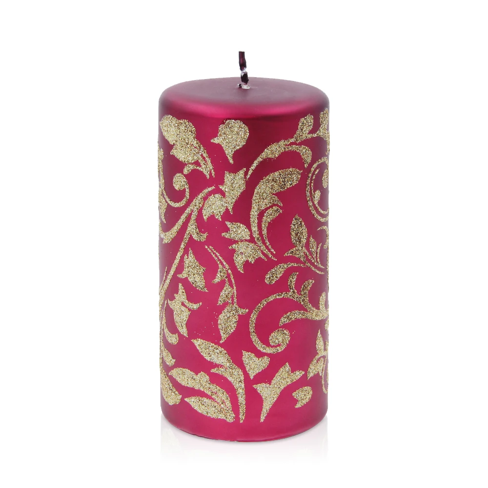 Custom design paraffin candle father christmas decoration