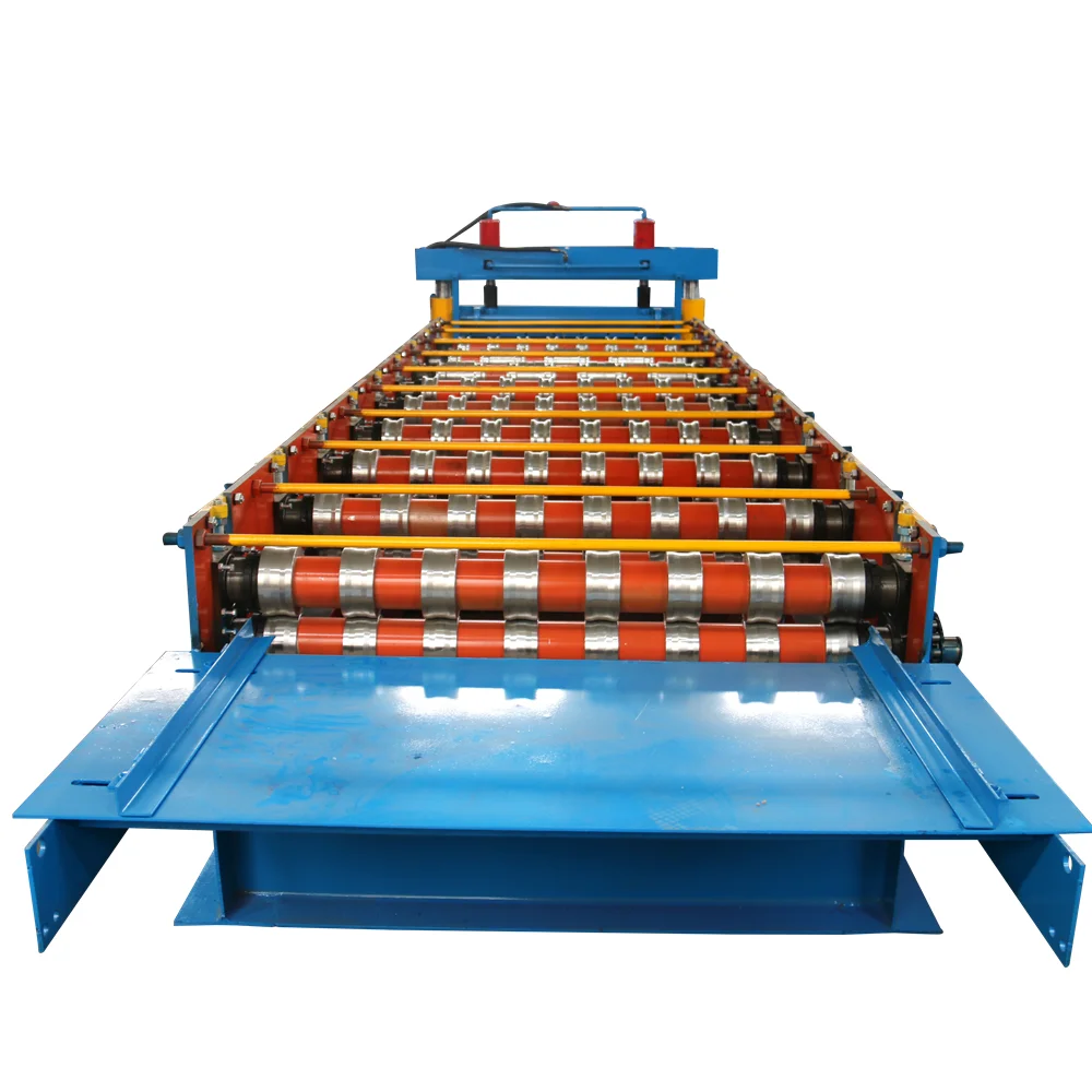 Factory Direct Sale Customized Single Layer Ibr Trapezoidal Metal Tile Roll Forming Machine Roofing Steel Sheet Making Machine