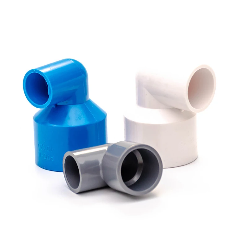 2 inch PVC Reducing Elbow UPVC Plastic Water Supply PVC Electrical Conduit 90 Degree Elbow