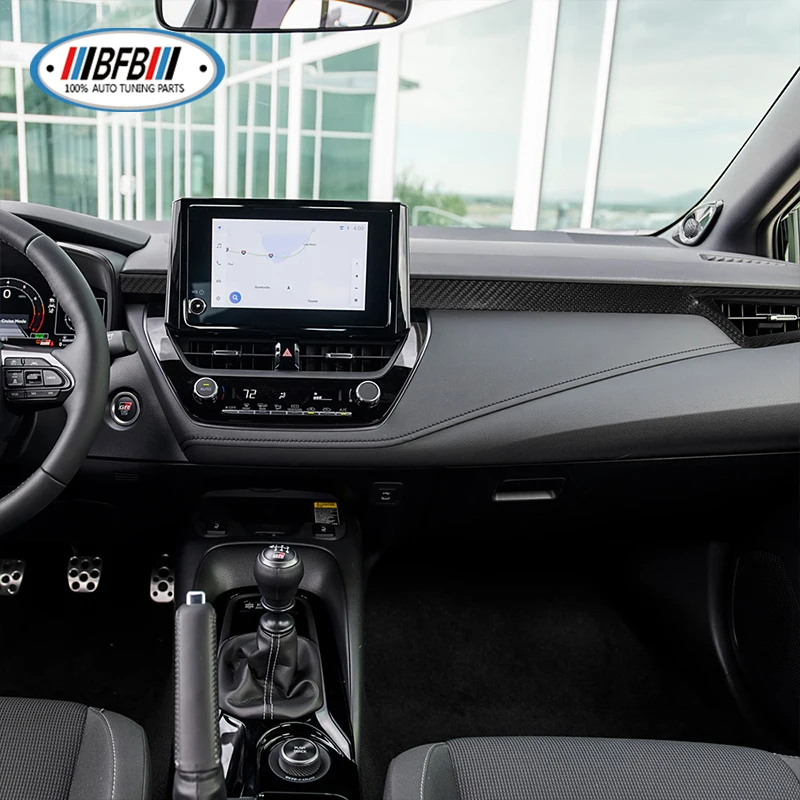 Carbon Fiber Interior Trim Dashboard air vent Trim For Toyota Corolla GR 2023+