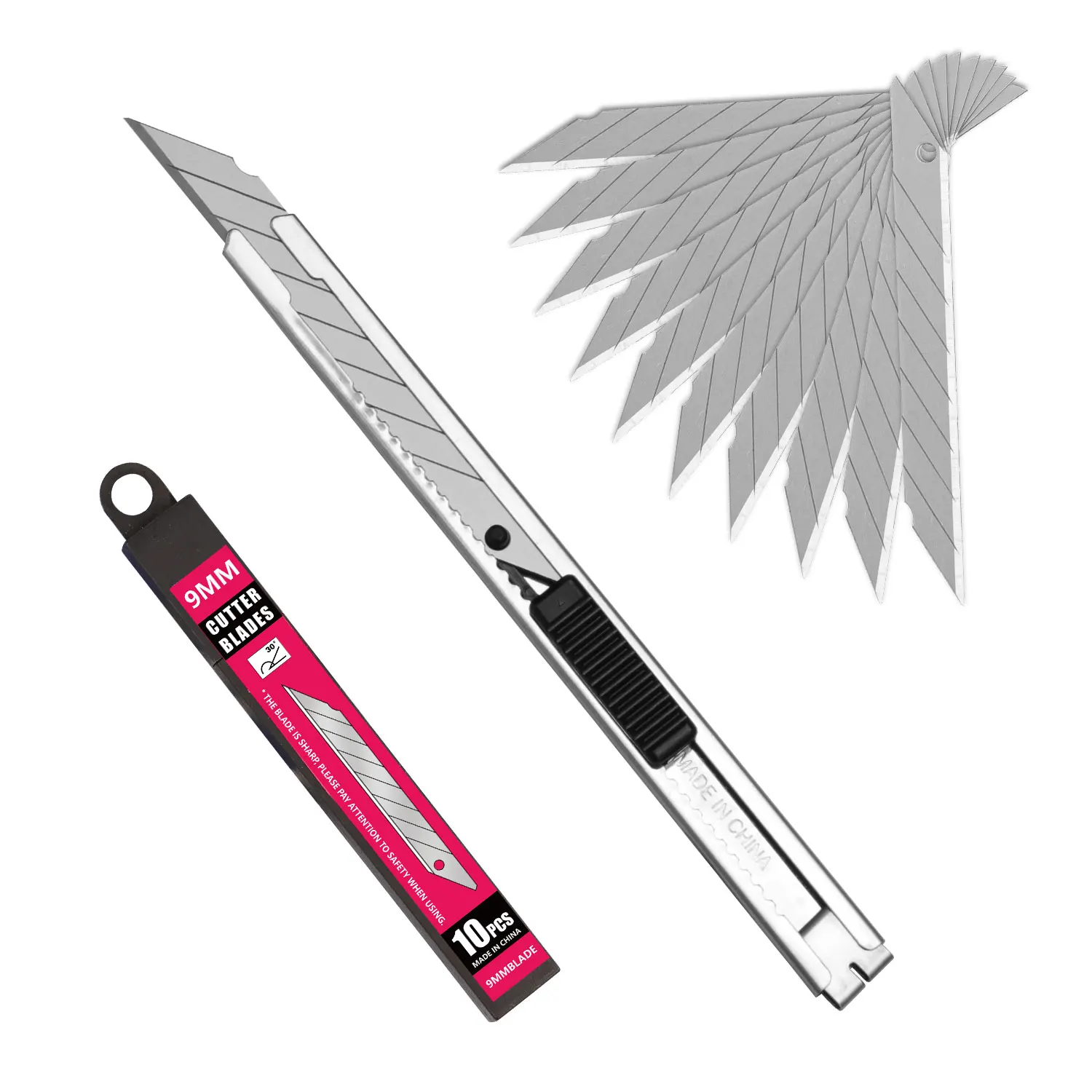 ZY-105 нож из нержавеющей стали с ручкой 9 мм 30 градусов