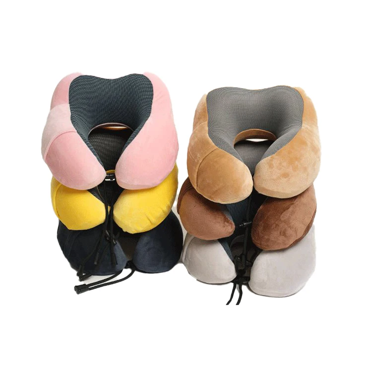 Good Quality Airplane Memory Foam Neck Head Chin Support Travel Neck Pillow