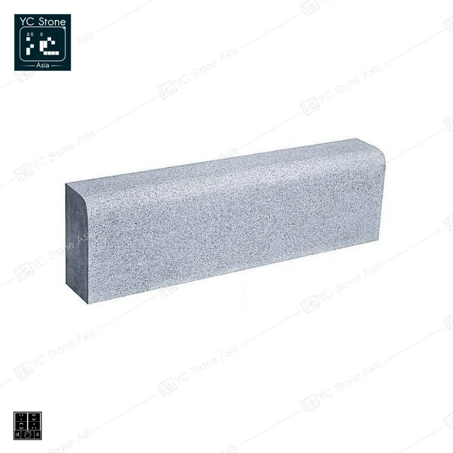 
Factory Wholesale Natural Stone Road Granite Kerb G603 Light Grey Granite Curb Stone 