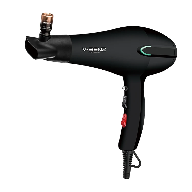 V-BENZ профессиональная машинка для стрижки волос сушилка горячим воздухом стиль с насадками фен для волос строительство горячей и холодной воды, указатель скорости набегающего потока воздуха отрегулировать инструмент для укладки волос
