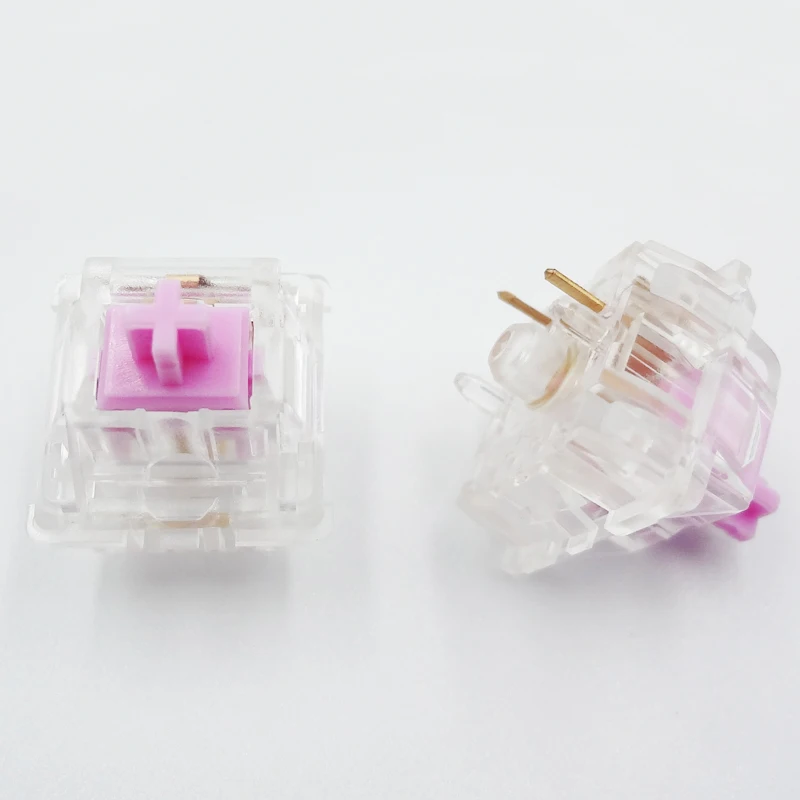 Factory Mechanical Gaming Keyboard Linear Switch with Gold Plated Spring 62g Smooth Keyswitch