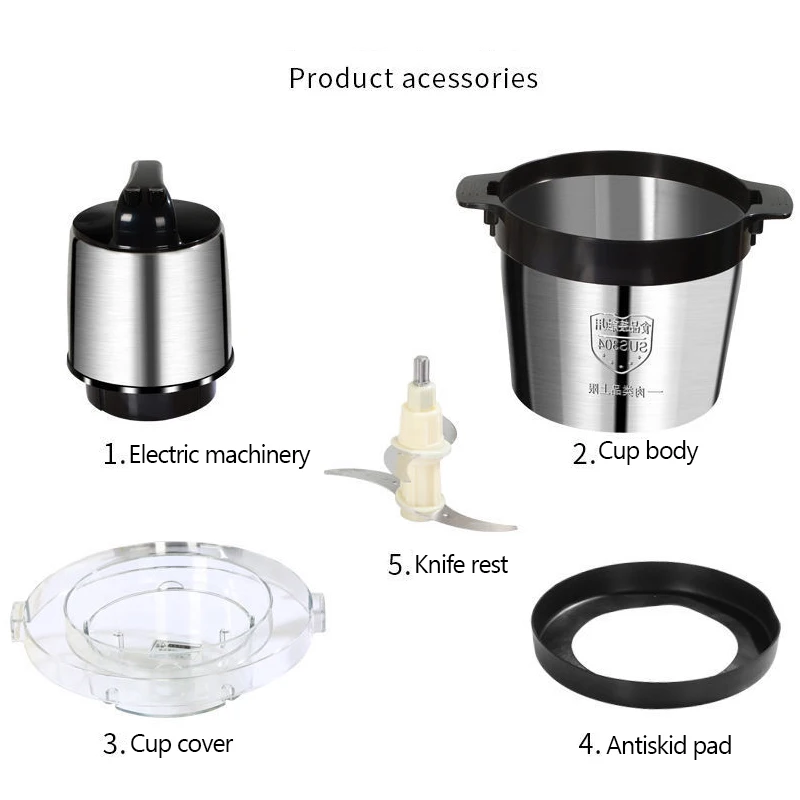 Buy Small Commercial Multi-function 3 In 1 Electric Meat Grinder