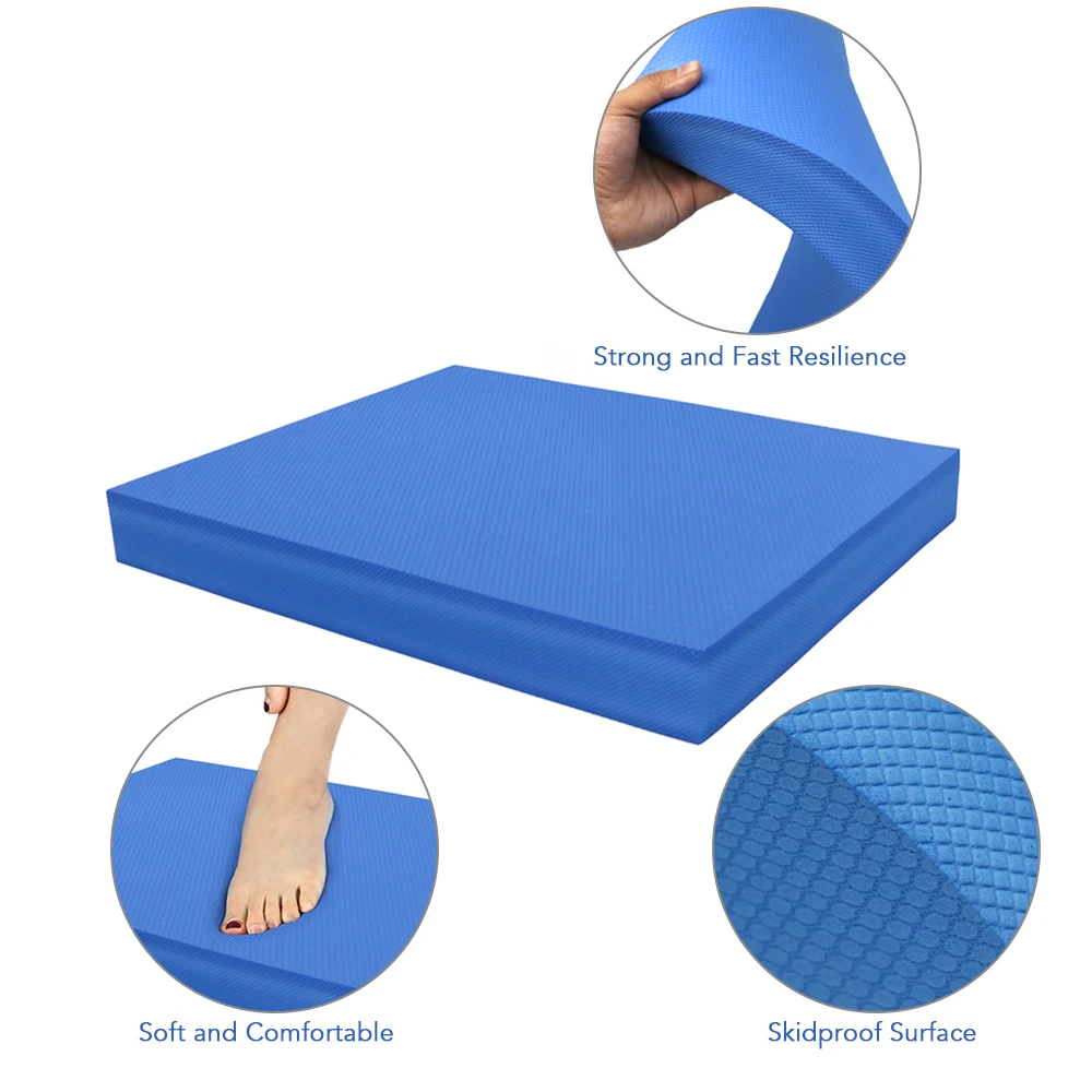 Wholesale TPE non-slip cushioned foam new small gym exercise Training stability Yoga balance foam pad cushion