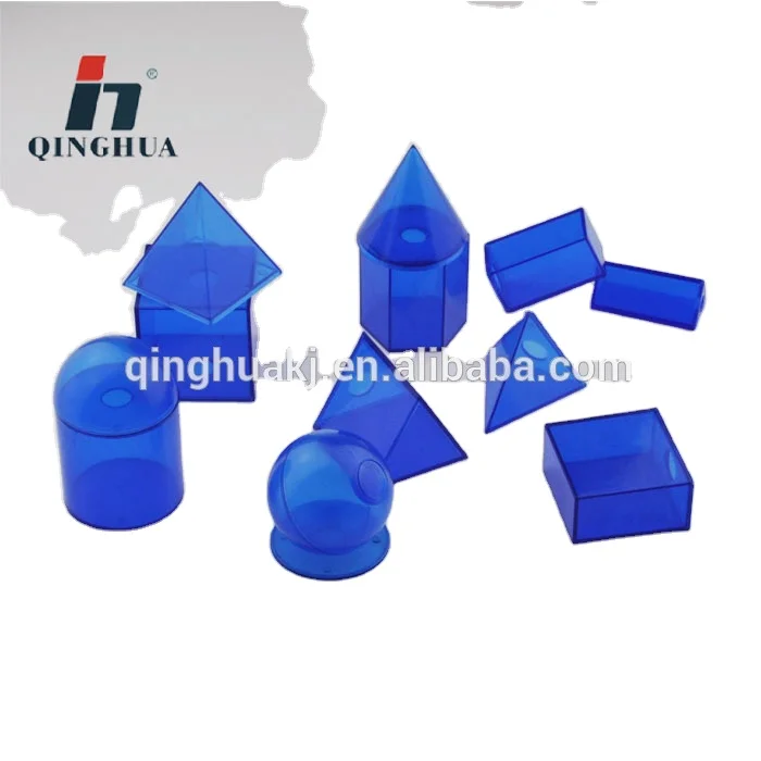 
Mathematics Plastic solid geometric figure shapes science educational toy 