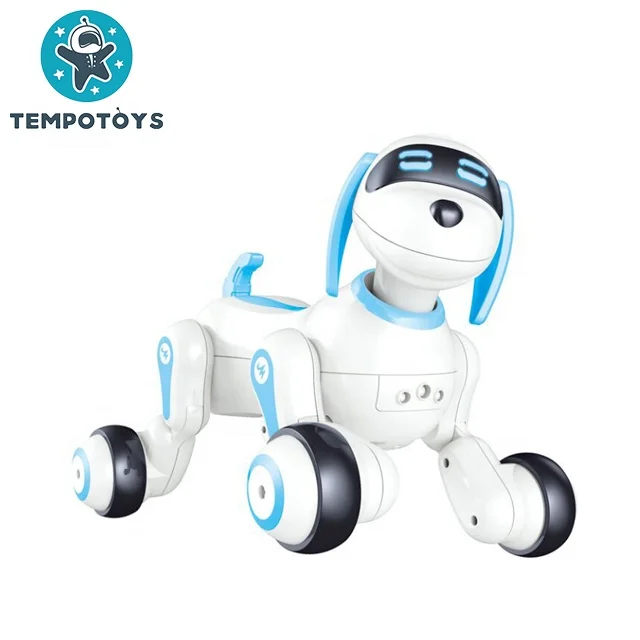 Kids Smart Remote Control Robot Pet RC Dog Intelligent Electric RC Toy With Fingerprint Sensor
