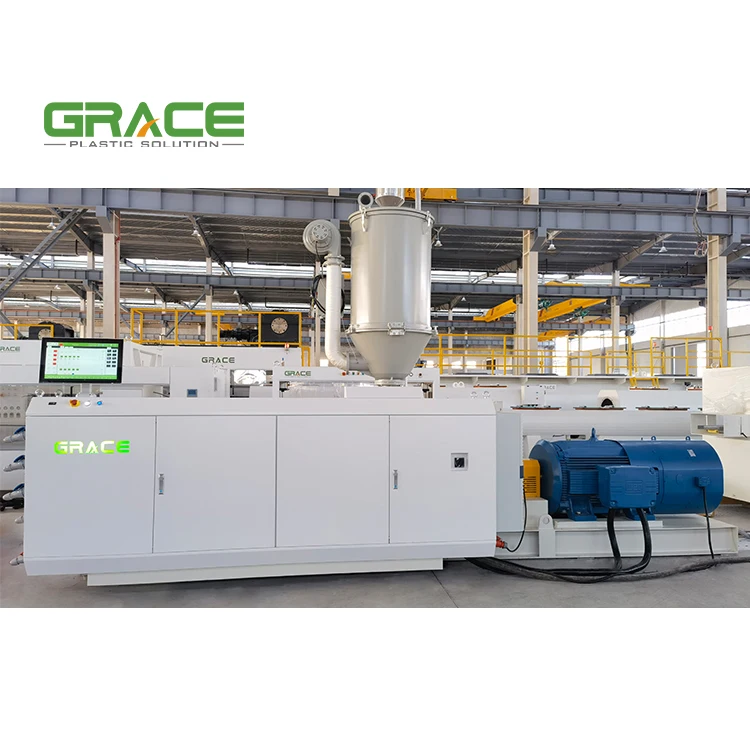 Grace Machinery Single Screw Hard Filler Masterbatch Plastic Extruder Price Extrusion Machine For Sale
