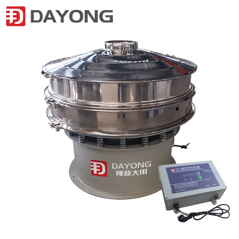 Dayong 200 Mesh Ultrasound Sieve Machine Superfine Powder Circular Ultrasonic Vibrating Screen