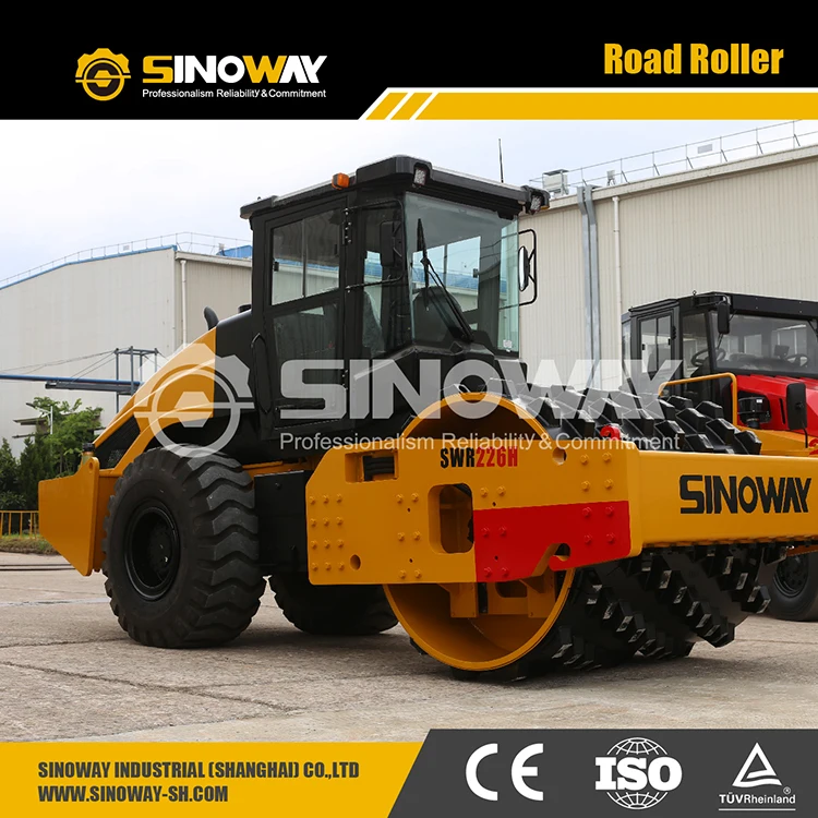Full Hydraulic Heavy duty Single Drum Vibratory Roller SWR226H For sale