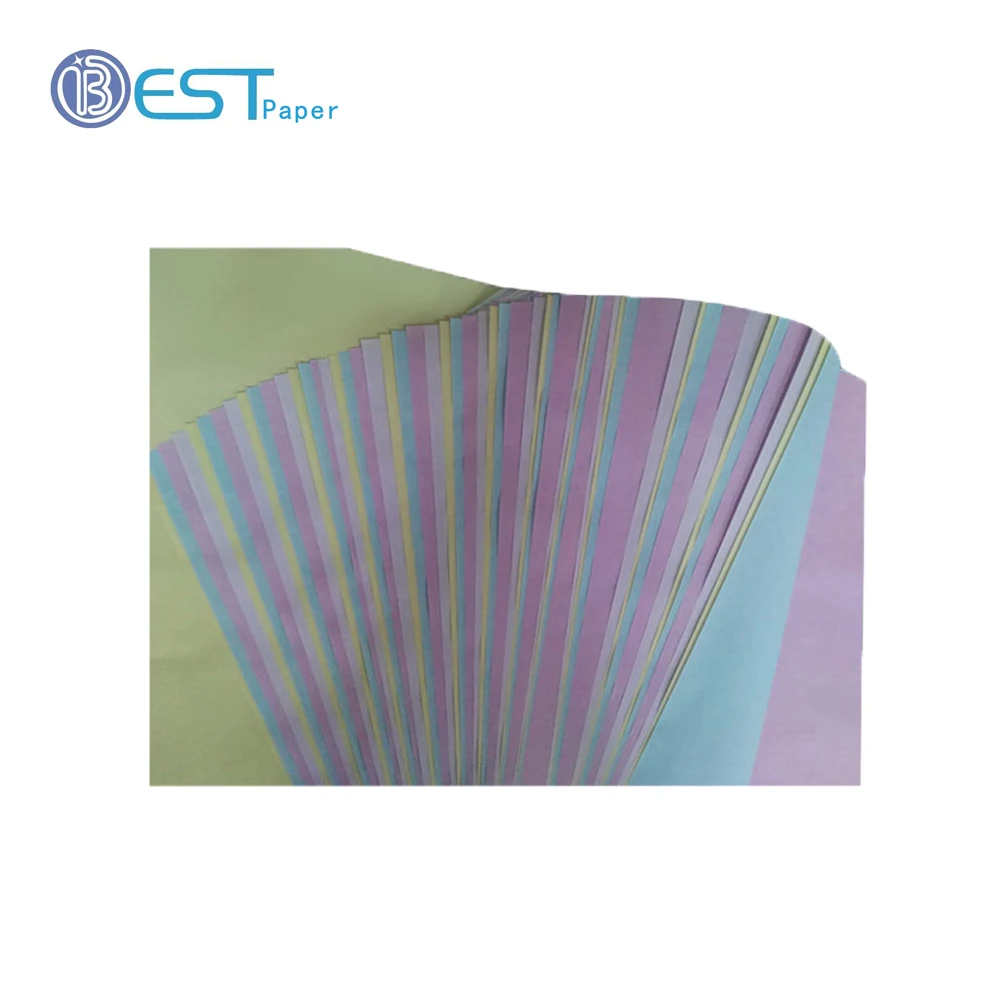 The factory wholesale White & Color carbonless copy paper sheet
