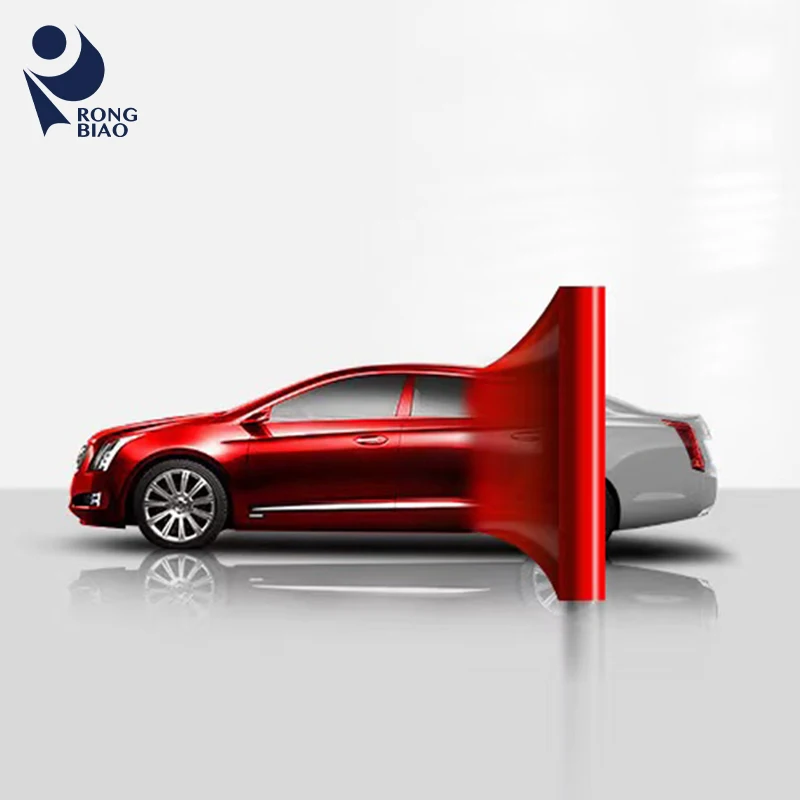 Color ppf paint protection film 1.52*15M 8mil Metallic Chrome vinyl Car Wrap Vinyl Car Body Decoration Vinyl Film TPU PET