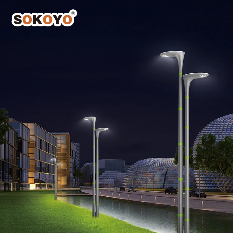 SOKOYO система освещения с возобновляемой энергией светодиодный корпус Солнечный сад улица микроволновый датчик движения IP65 съемный Солнечный