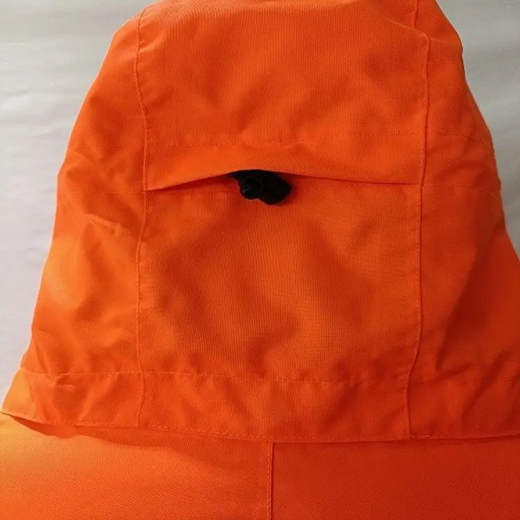 Reflective Safety Jacket Polyester Oxford Fabric Internal Pu Coated Waterproof And Breathable Reflective Jacket