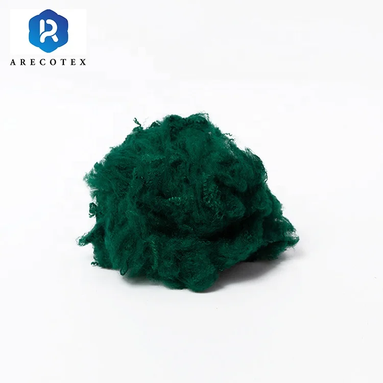 Hot-selling plush interior filling material 1.2dx38 mm 1.5dx38mm composite non-silicified microfiber