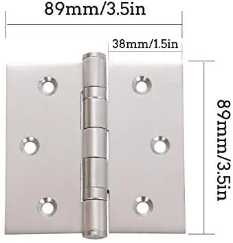 Петли из нержавеющей стали коммерческого класса, петли из нержавеющей стали 2BB, шарикоподшипник x мм