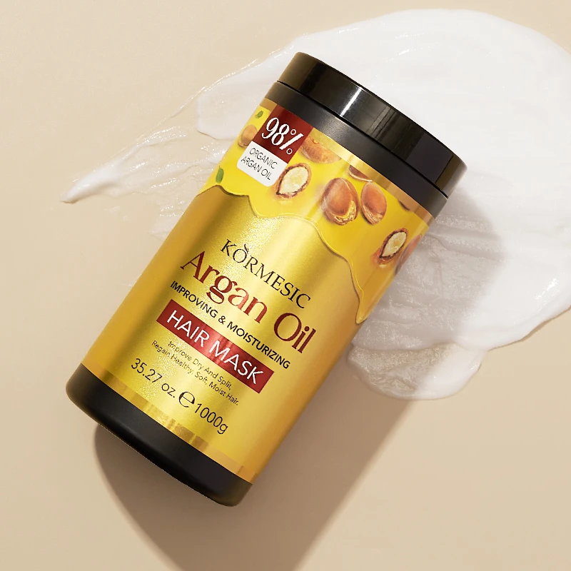 OEM ODM private label KORMESIC Customized Repairing Hair Cream Argan Oil Collagen Keratin Hair Mask