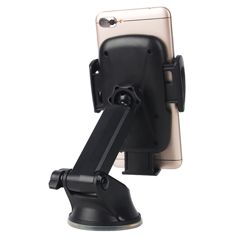 New Design Silicone Material Adjustable Phone Mount Stand Suction Cup Car Phone Holder