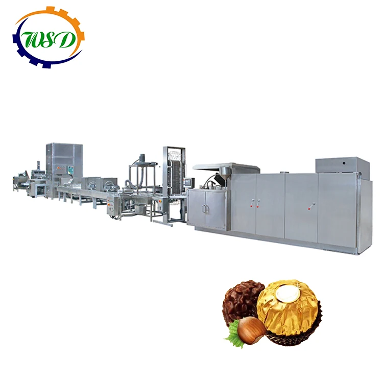 Automatic Waffle Snack Making Machine Cheese Wafer Ball Production Line Equipment Biscuit Making Machinery