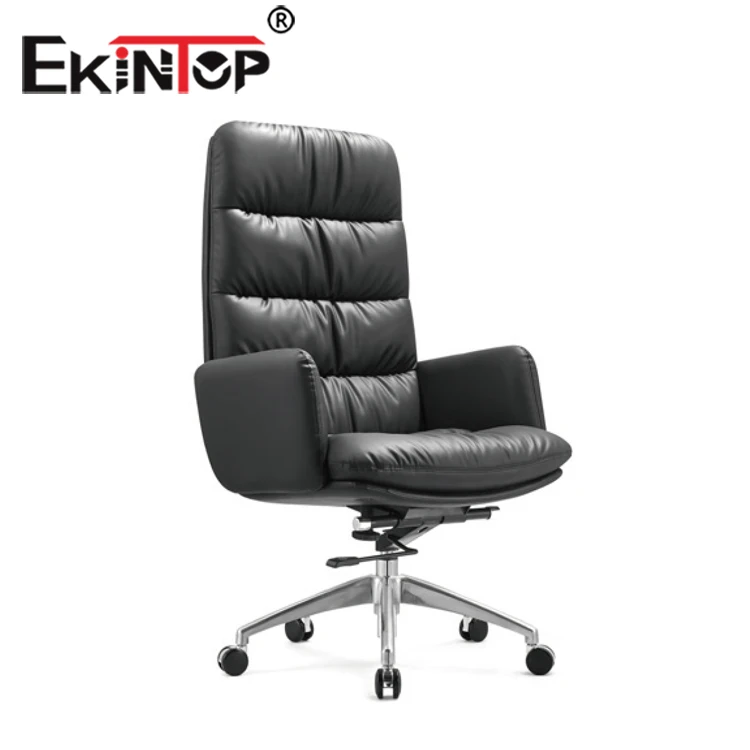Modern style mesh office chair leather seat leather Office Chair withwheels