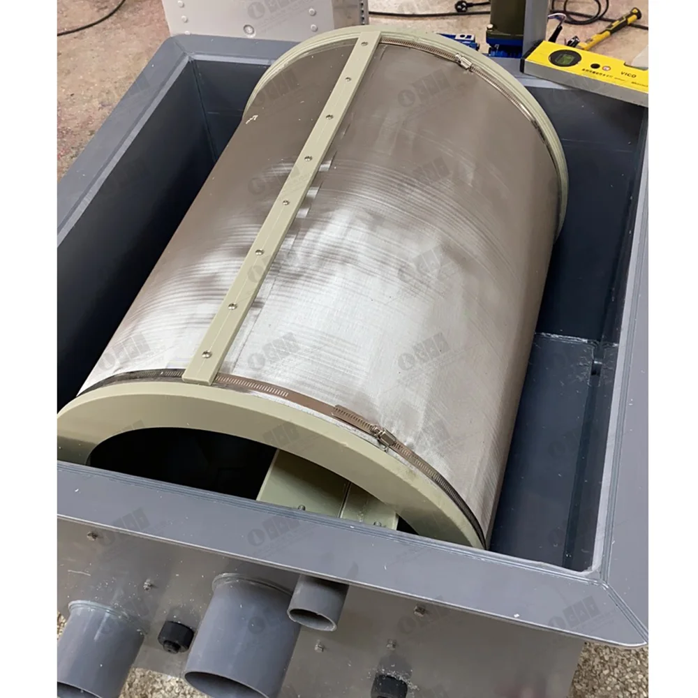 CATAQUA Cabinet Type Drum Filter Koi Pond Rotary Drum Filter Mini for Ras Aquaculture Fish Farming
