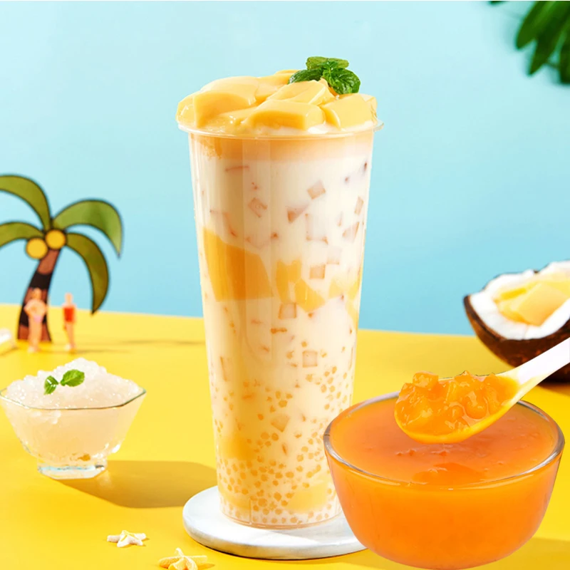 Mango Jam Juice Concentrate for Bubble Tea and Fresh Fruit Syrup Jam Production Wholesale