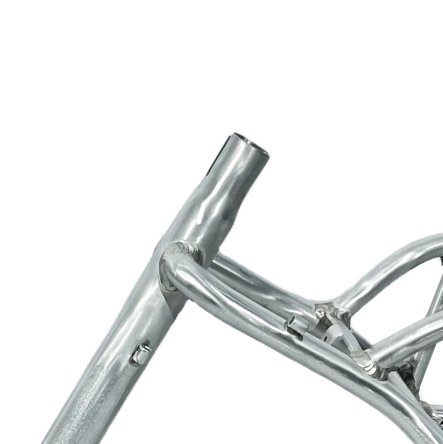 Customized Logo Comfortable Ride Firm Aluminum Alloy 6061 Bicycle Frame with Rack Electric Bike Frame