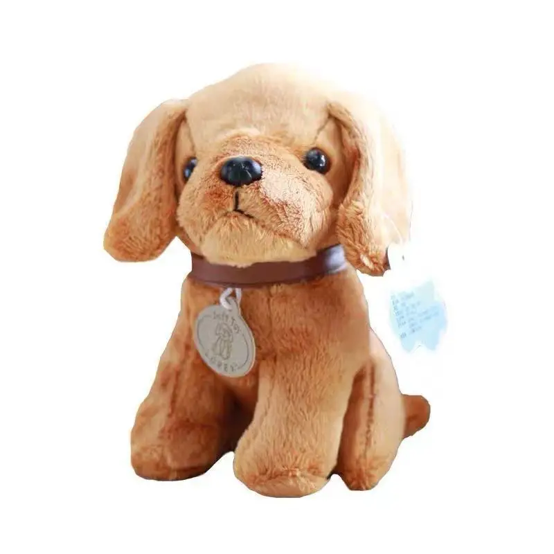 Simulation Dog Poodle Plush Toys Animal Stuffed Dolls Pendant Stuffed Plush Toys  Gifts