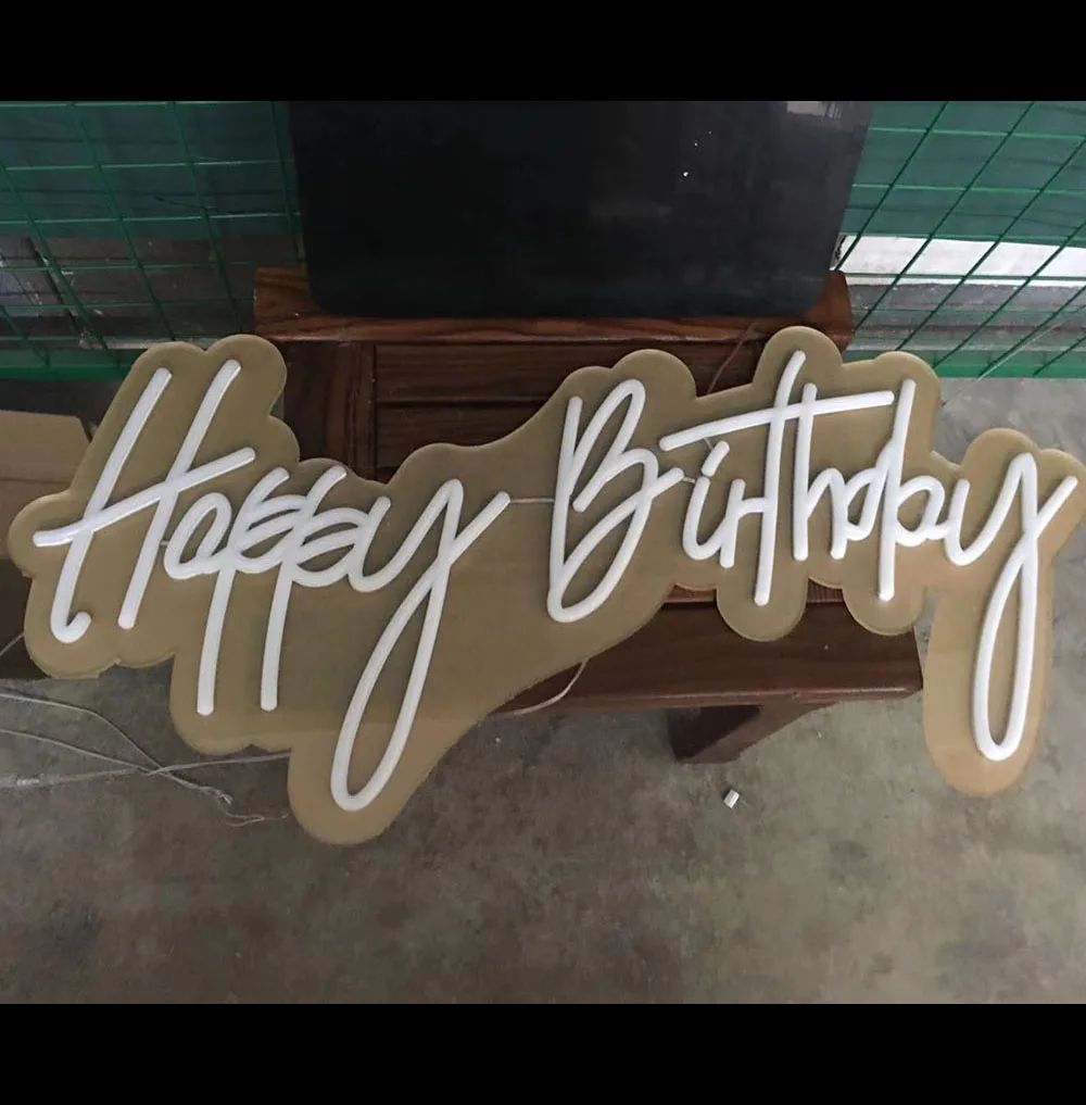 На заказ oh baby lets для вечеринки с днем рождения светодиодная акриловая доска неоновая вывеска для украшения свадебной вечеринки