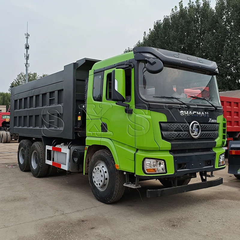 Лидер продаж Подержанный самосвал Shacman X3000 6x4 двигатель WEICHAI 380hp/430hp дизельные грузовики с новым интерьером