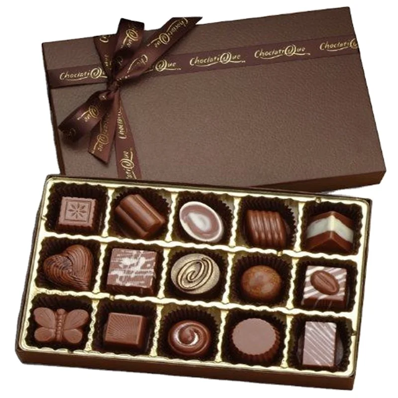 Custom fine wholesale Packaging Praline Chocolate Gift Box/dessert Packaging paper Boxes