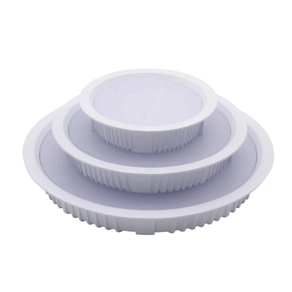 aluminum die cast led empty down light housing led downlight parts commercial ultrathin downlight empty housing
