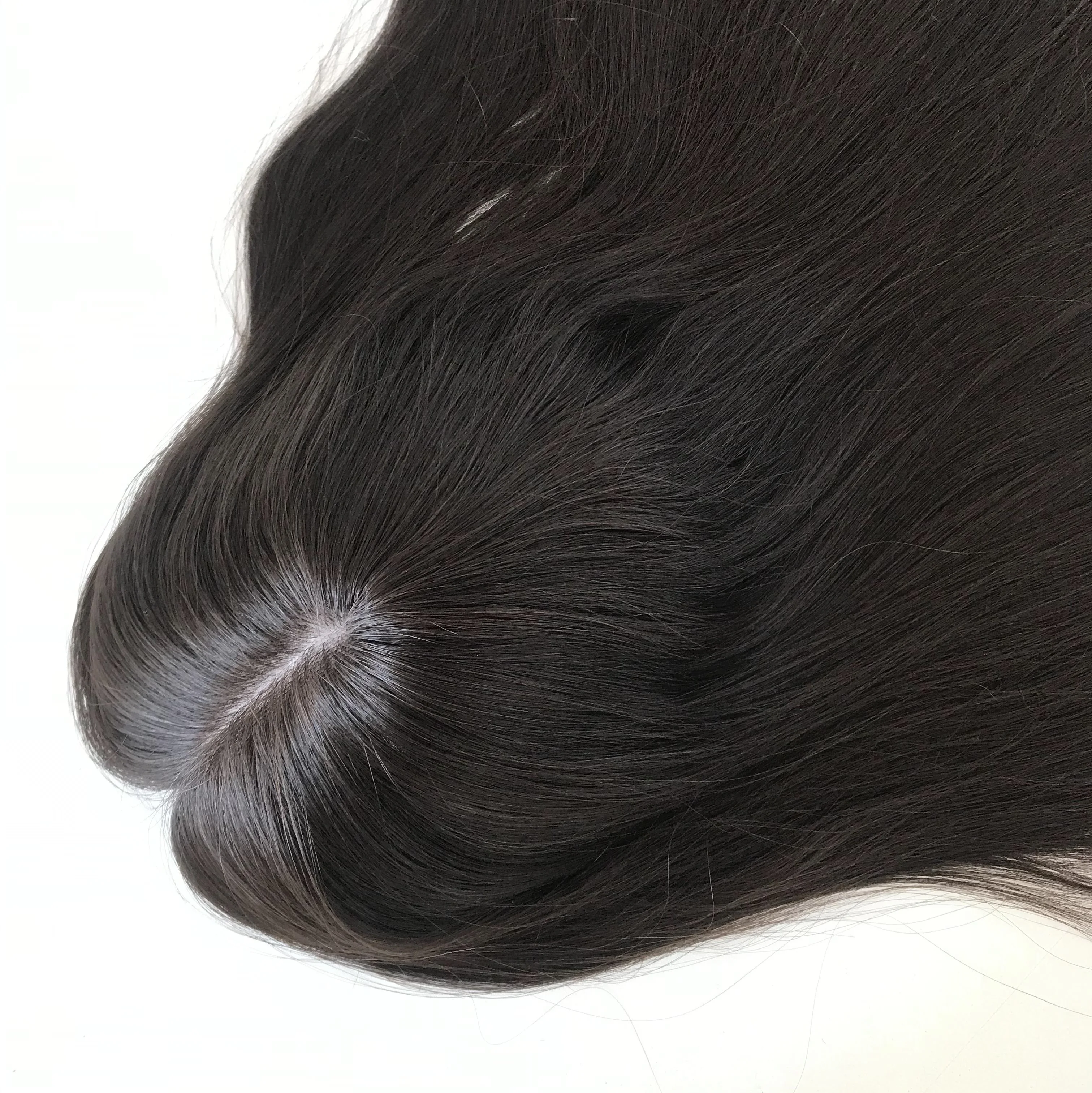 European Virgin Unprocessed 20-inch Long Body Wave Wig with Transparent Lace Cap Small Size Kosher Jewish for Women Big Stock