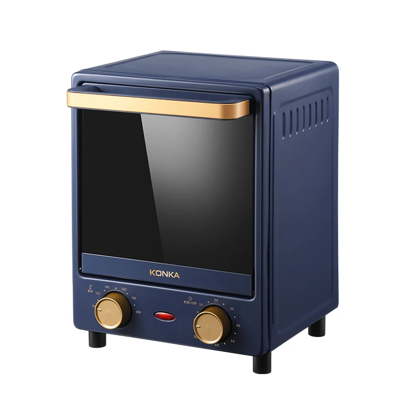 OEM ODM индивидуальные 12L синие быстрое повышение температуры Электрические духовки 220 В 110 В мини Вертикальная тостерная печь 800 Вт для выпечки торта
