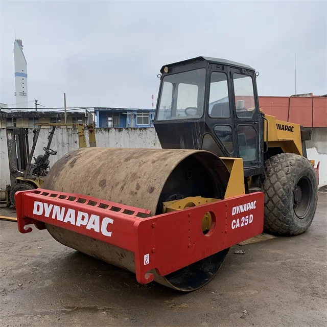 Практически Новый швеционный оригинальный дорожный каток CA25D 12 тонн 14 Dynapac/более дешевая цена использованные ролики Dynapac ca251d ca25 ca30