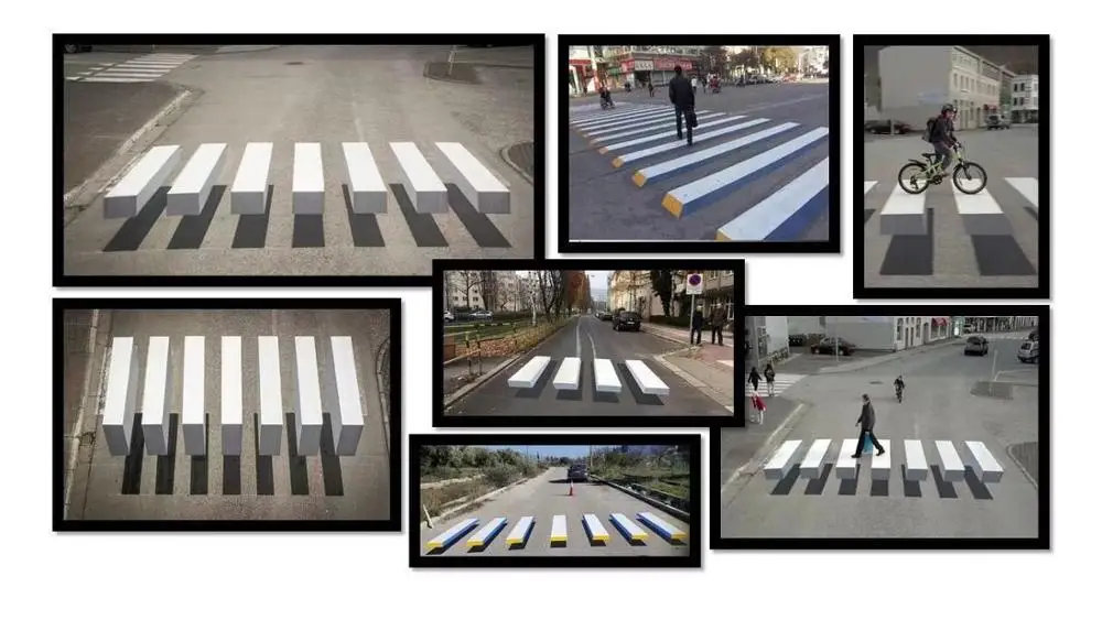 High Quality Best price 3D Reflective Zebra Crossing from Chinese Factory