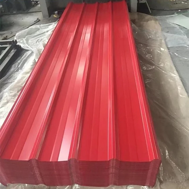 Chinese Manufacturers Direct Sale 0.3mm ASTM AISI Color Coated Galvanized Corrugated Steel Roofing Sheet for Roofing Tile